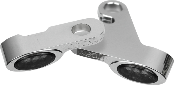 KODLIN USA LED 2-1 Front Turn Signal w/ Running Light - Chrome K68501