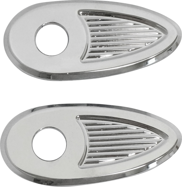 KODLIN USA Fender Strut Adapter - Rear - Chrome K68485