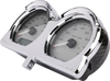 THRASHIN SUPPLY CO. Gauge Relocation Kit - Chrome TSC-2707-3