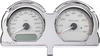 THRASHIN SUPPLY CO. Gauge Relocation Kit - Chrome TSC-2707-3