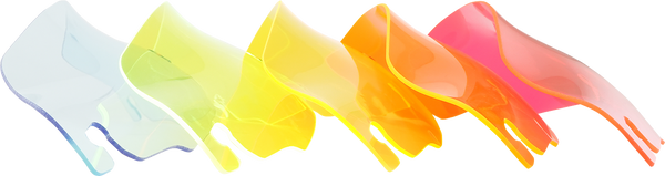 KLOCK WERKS Kolor Flare* Windshield - 3-1/2