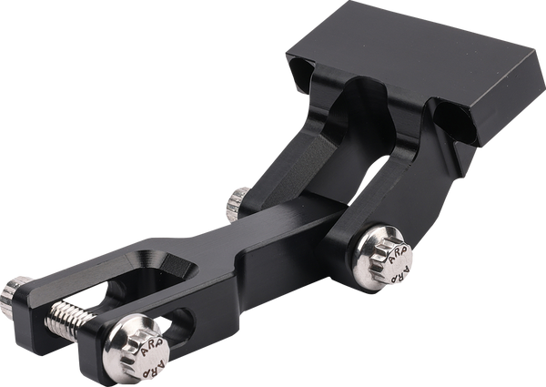 THRASHIN SUPPLY CO. OG riser gauge relocation mounting bracket - Black TSC-2216