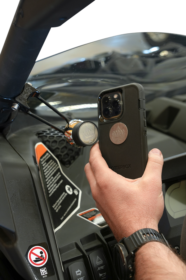 KLOCK WERKS Roll Cage Phone Mount - Offset - 1-7/8