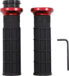 ODI Hart-Luck Signature V-Twin Lock-On* Grips - TBW - Black/Red V31HTW-BB-R