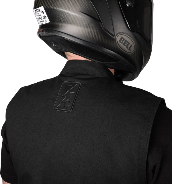 THRASHIN SUPPLY CO. Nightrider v2 Riding Vest - Black - XL TMJ-12-11