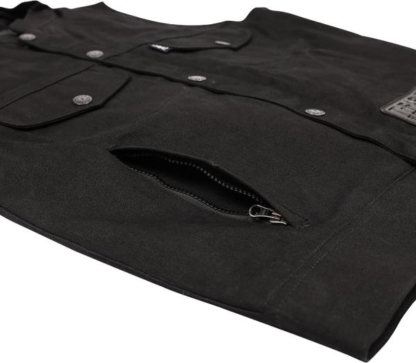 THRASHIN SUPPLY CO. Nightrider v2 Riding Vest - Black - XL TMJ-12-11