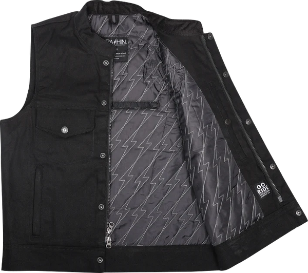 THRASHIN SUPPLY CO. Nightrider v2 Riding Vest - Black - XL TMJ-12-11
