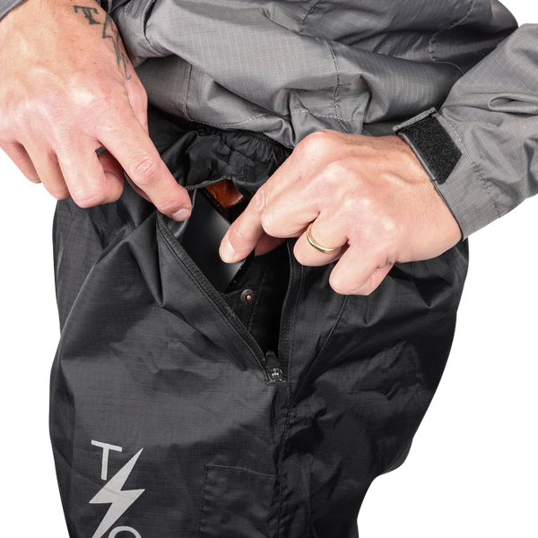 THRASHIN SUPPLY CO. Mission Rain Pants - Black - 2XL/3XL TMJ-08-12