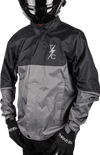 THRASHIN SUPPLY CO. Mission WP Rain Jacket - Black/Gray - Medium TMJ-11-09