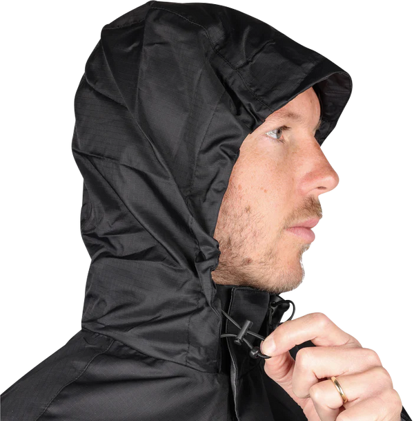 THRASHIN SUPPLY CO. Mission WP Rain Jacket - Black/Gray - Medium TMJ-11-09