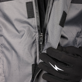 THRASHIN SUPPLY CO. Mission WP Rain Jacket - Black/Gray - 2XL TMJ-11-12
