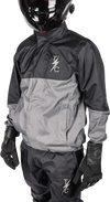 THRASHIN SUPPLY CO. Mission WP Rain Jacket - Black/Gray - Medium TMJ-11-09