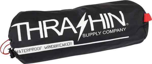 THRASHIN SUPPLY CO. Mission WP Rain Jacket - Black/Gray - Medium TMJ-11-09