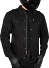 THRASHIN SUPPLY CO. Highway v2 Denim Riding Jacket - Black - Large TMJ-10-10
