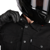 THRASHIN SUPPLY CO. Highway v2 Denim Riding Jacket - Black - Large TMJ-10-10
