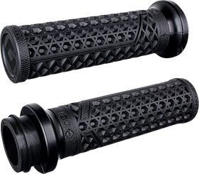 ODI Vans Harley Davidson Grips - TBW - Black/Black V31VHTWB-MB