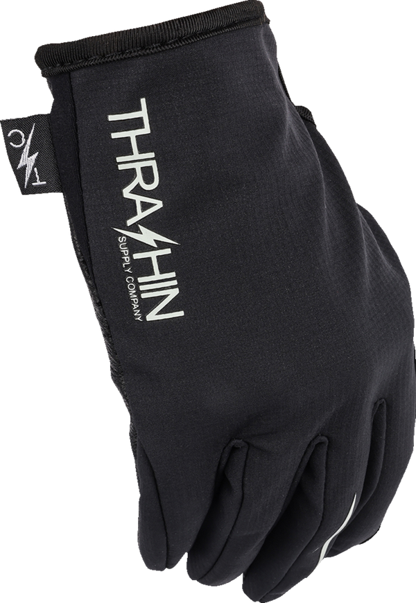 THRASHIN SUPPLY CO. Windbreaker Stealth Gloves - Black - Small SV1-19-08