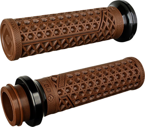 ODI Vans Harley Davidson Grips - Cable - Brown/Black V31VHCWN-B