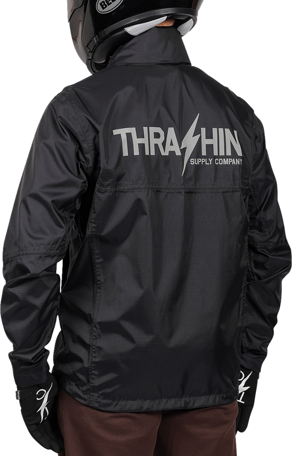 THRASHIN SUPPLY CO. Mission WP Rain Jacket - Black - 2XL TMJ-15-12