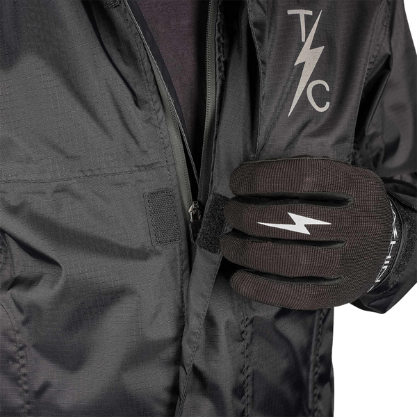 THRASHIN SUPPLY CO. Mission WP Rain Jacket - Black - 2XL TMJ-15-12