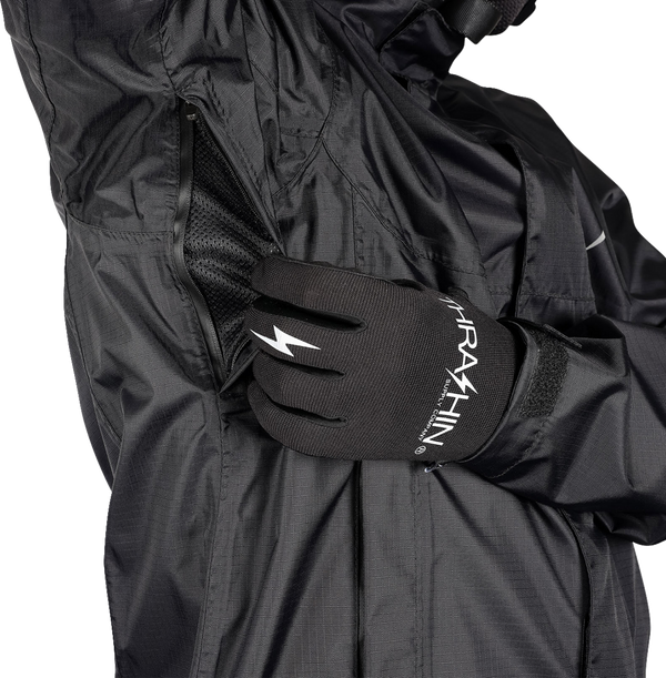 THRASHIN SUPPLY CO. Mission WP Rain Jacket - Black - 2XL TMJ-15-12