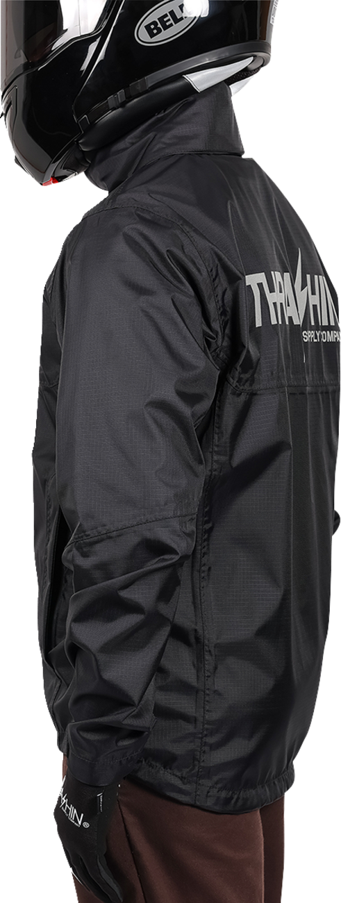 THRASHIN SUPPLY CO. Mission WP Rain Jacket - Black - 2XL TMJ-15-12
