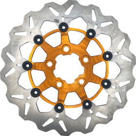 GBRAKES Brake Rotor - Rear - Orange DF681CW-O