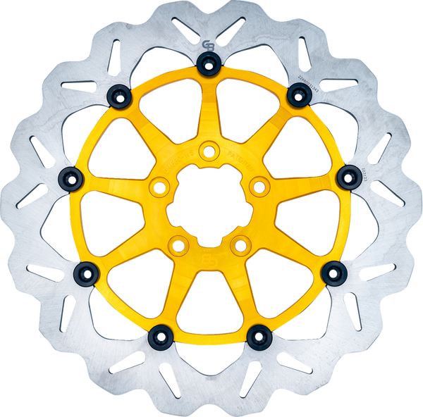 GBRAKES Brake Rotor - Front - Gold DF680CWS-G