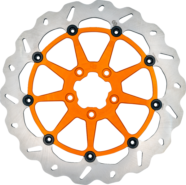 GBRAKES Brake Rotor - Front - Orange DF680CWSX-O