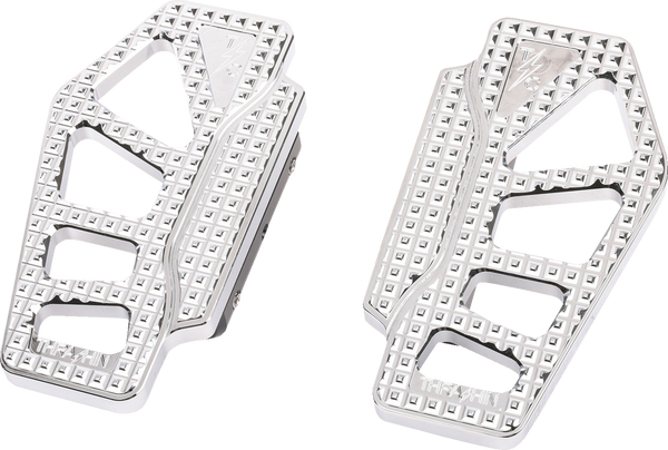 THRASHIN SUPPLY CO. Apex Mini Floorboards - Passenger - Chrome TSC-2217-3-BR