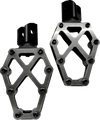 KODLIN USA NXL Footpegs - Black w/ Stainless Steel K73255