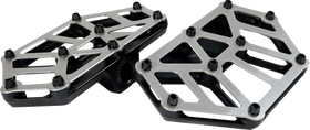 KODLIN USA NXL Mini Floorboards - Black w/ Stainless Steel K73254