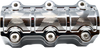 KODLIN USA Big Block Risers - Includes Clamp - Chrome K55119