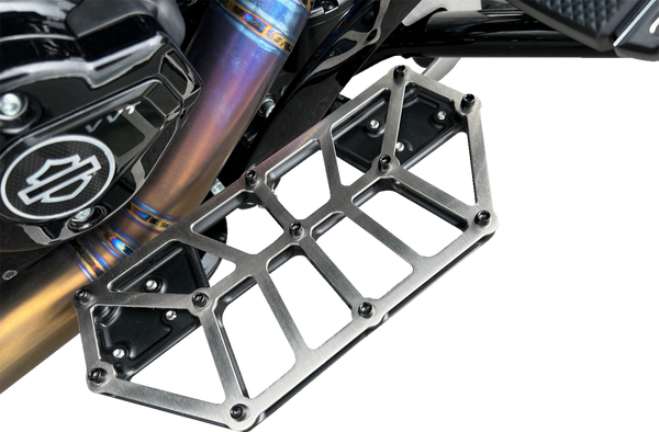 KODLIN USA NXL Floorboards - Black w/ Stainless Steel K73253