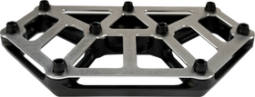 KODLIN USA NXL Mini Floorboards - Black w/ Stainless Steel K73254