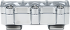 KODLIN USA Big Block Risers - Includes Clamp - Chrome K55119