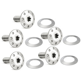 ARLEN NESS Titanium Floating Rotor Bolts, '24 FLT / Polished