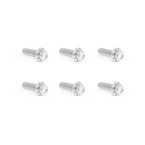 ARLEN NESS Transmission Top Cover Titanium 12-Point Bolt Kits, Polished