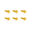 ARLEN NESS Transmission Top Cover Titanium 12-Point Bolt Kits, Gold