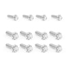 ARLEN NESS Transmission Side Cover & Trap Door Titanium 12-Point Bolt Kits, Polished