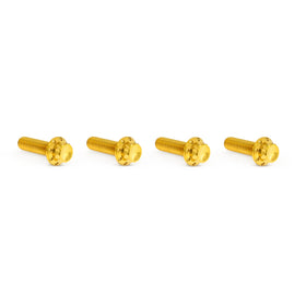 ARLEN NESS Transmission Top Cover Titanium 12-Point Bolt Kits, Gold