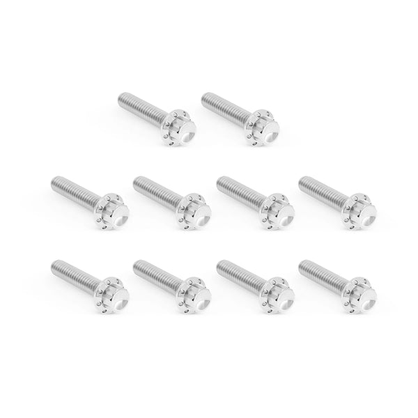 ARLEN NESS Cam Cover Titanium 12-Point Bolt Kits, Polished