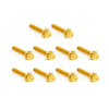 ARLEN NESS Cam Cover Titanium 12-Point Bolt Kits, Gold