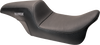 SLYFOX Drifter Seat - Gray Logo - Smooth Vinyl - Carbon Fiber - FL '08-'23 0801-1615