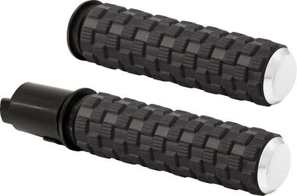 ARLEN NESS Air Trax Grips - TBW - Chrome 500-067