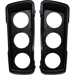 SADDLE TRAMP SADDLEBAG LID W/ TRIPLE SPEAKER CUTOUTS