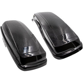 SADDLE TRAMP SADDLEBAG LIDS W/ SPEAKER CUTOUT