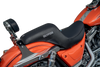 SLYFOX Drifter Seat - Gray Logo - Black Vinyl - Smooth - FXR '82-'00 SlyFox4681B