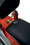 SLYFOX Drifter Seat - Gray Logo - Black Vinyl - Smooth - FXR '82-'00 SlyFox4681B