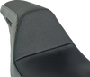 SLYFOX Drifter Seat - Black Logo - Black Vinyl - Smooth - FXR '82-'00 SlyFox4681A